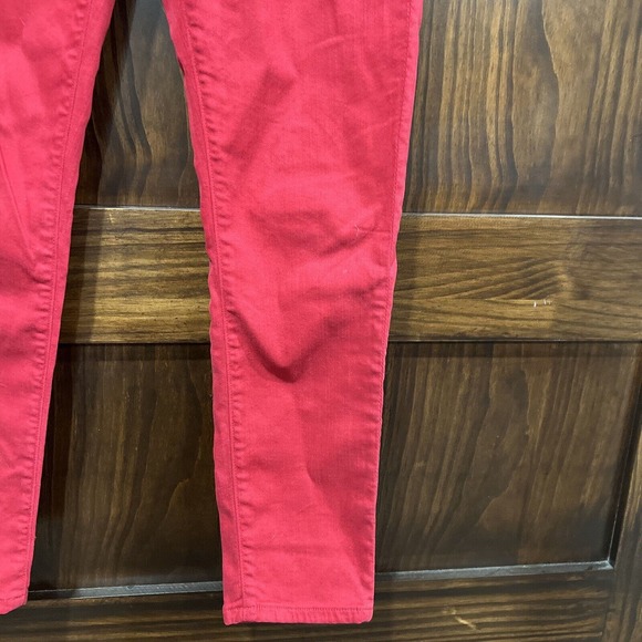 Citizens Of Humanity Jeans Women 26 Red Denim Rocket Crop High Rise Skinny - Picture 4 of 16